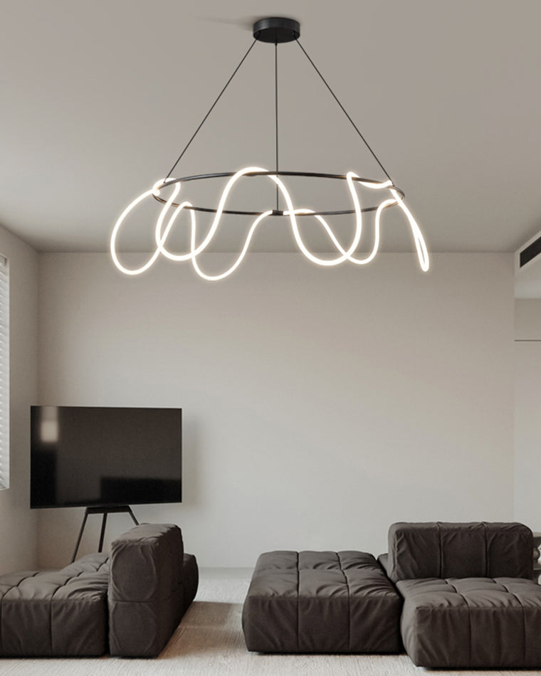 WOMO Rope Led Round Chandelier-WM2059b