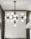 WOMO Sputnik Kronleuchter Wohnzimmer Modern Glas-WM2704 thumbnail
