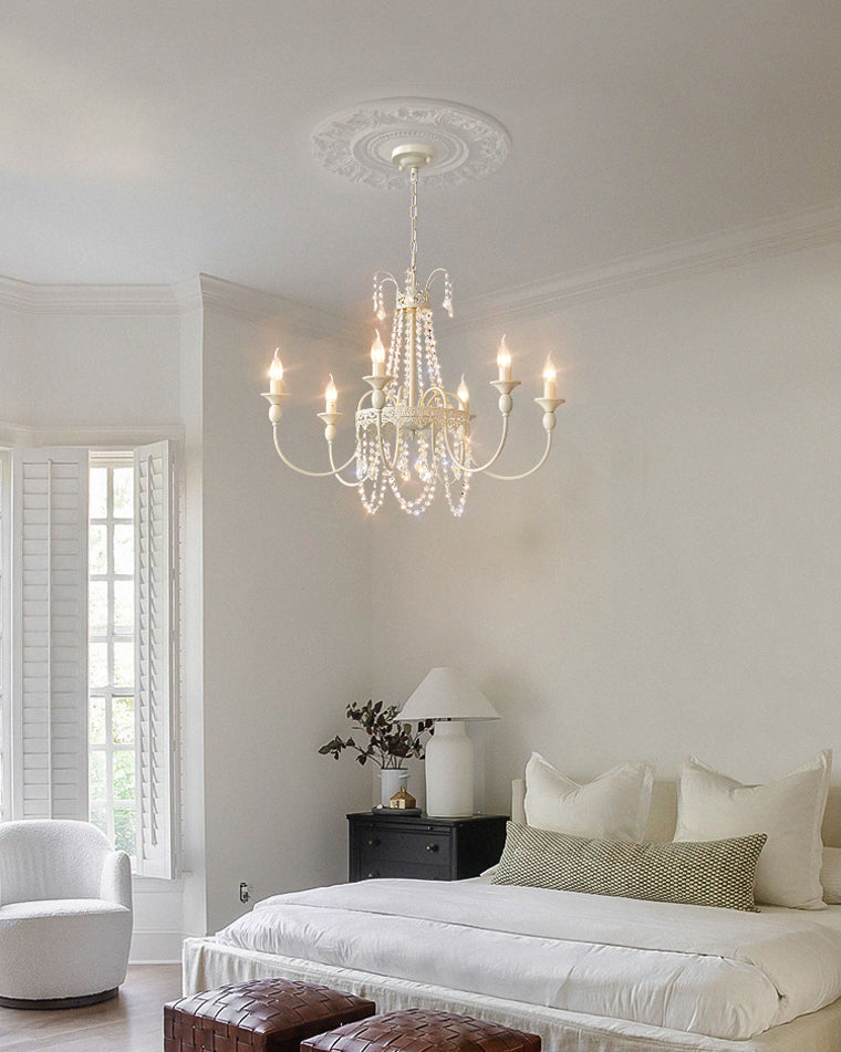 WOMO French Candelabra Crystal Chandelier-WM2398