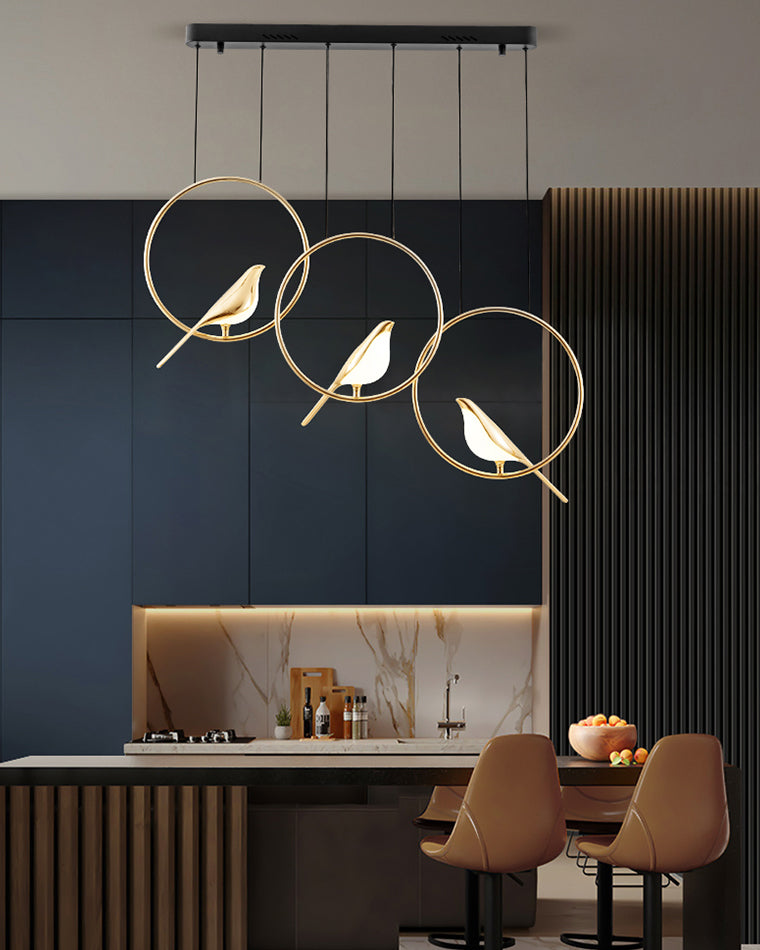 WOMO Gold Bird Chandelier-WM2512a