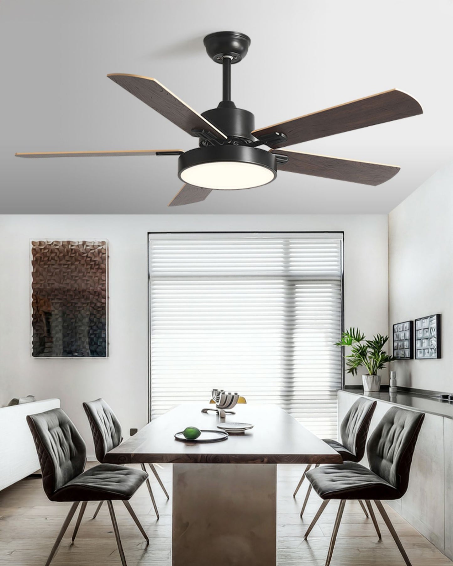 WOMO 5 Blade Ceiling Fan Lamp - WM5177