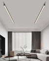 WOMO Lineare LED Deckenleuchte Flur Lang Schmal Metall-WM1003 thumbnail
