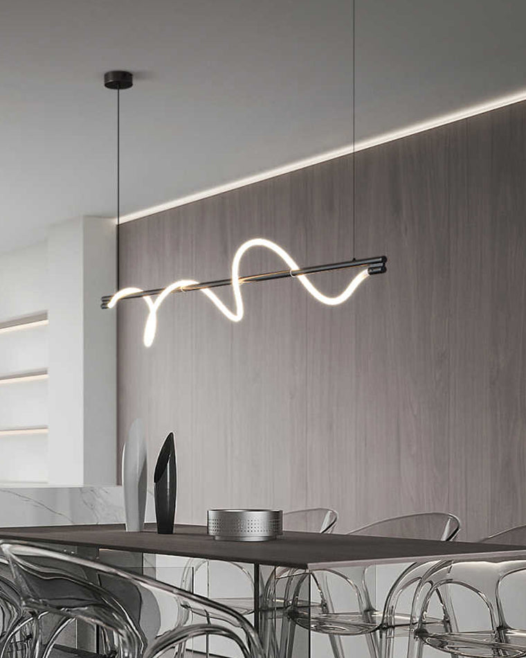 WOMO Rope Led Linear Chandelier-WM2742