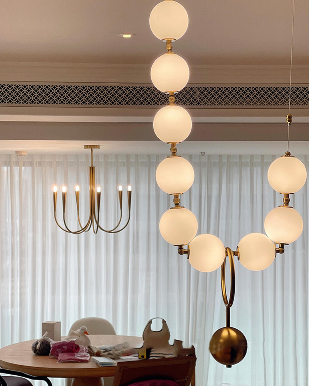 WOMO V-Pearl Adjustable Chandelier-WM2938