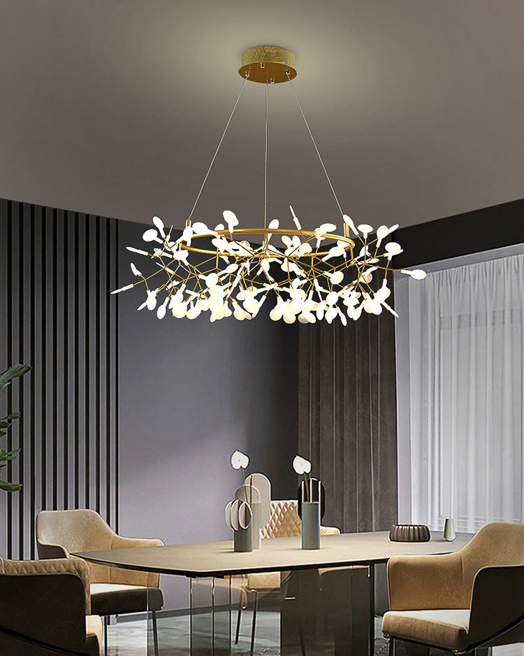 WOMO Design Kronleuchter Rund Wohnzimmer-WM2435