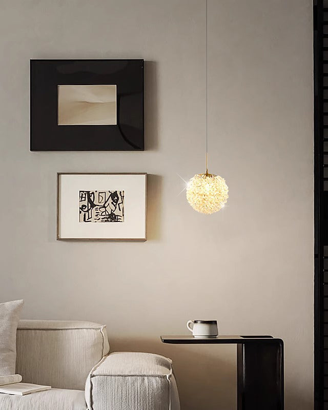 WOMO Small Crystal Globe Pendant Light-WM2367