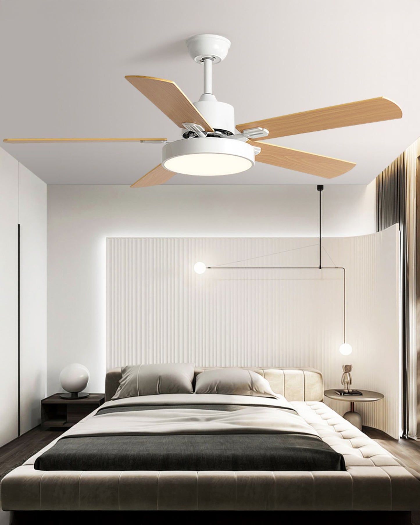 WOMO 5 Blade Ceiling Fan Lamp - WM5177