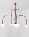 WOMO Mid Century Kronleuchter Glaskugeln im Wohnzimmer-WM2522 thumbnail
