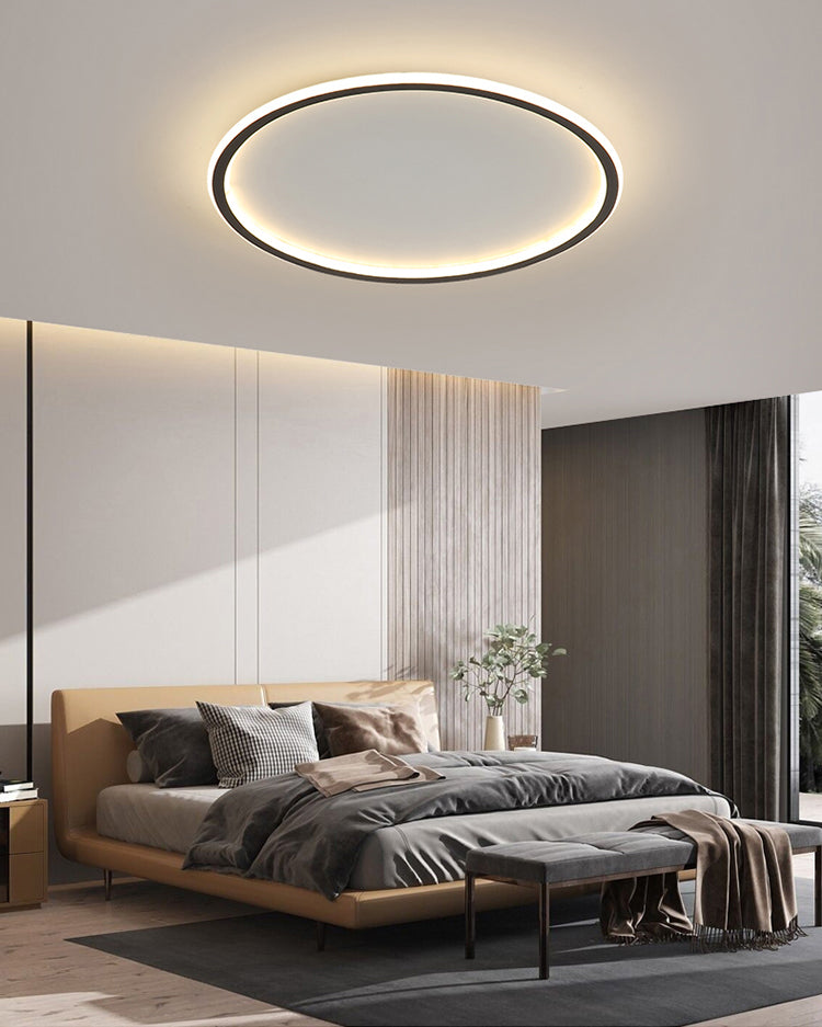 WOMO Flat Disc Flush Mount Ceiling Light-WM1122