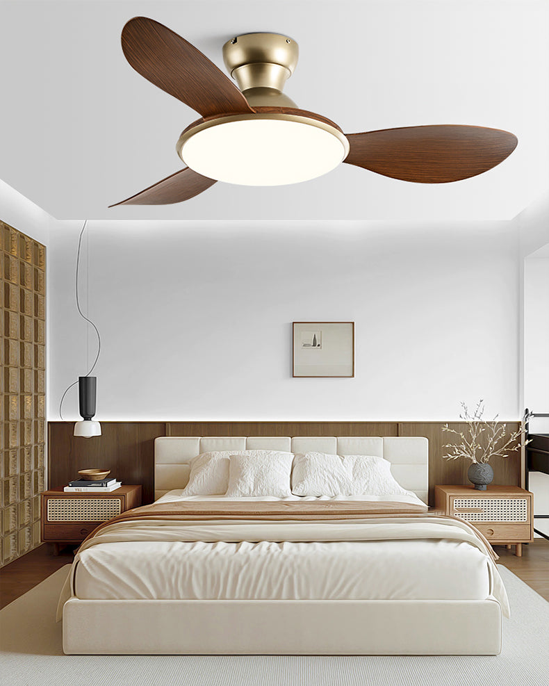 WOMO Low Profile Ceiling Fan with Bright Light - WM5155