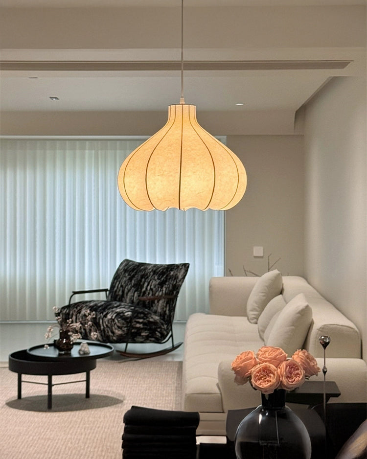 WOMO Pumpkin Silk Pendant Light-WM2568