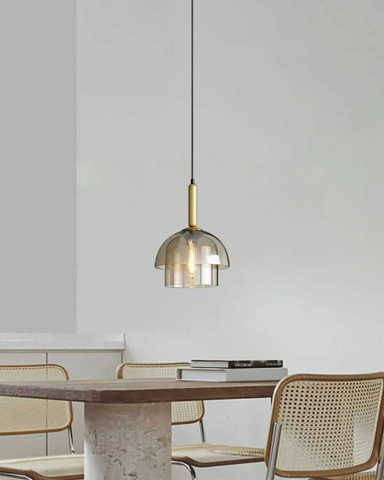 WOMO Glass Bell Pendant Light-WM2789