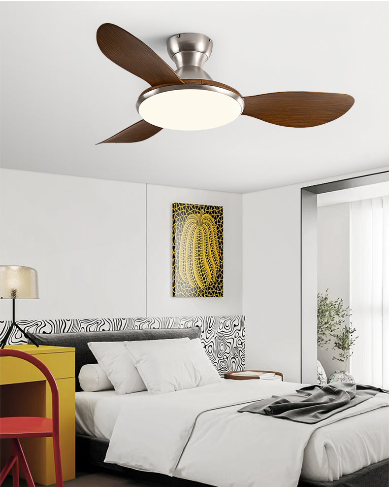 WOMO Low Profile Ceiling Fan with Bright Light - WM5155