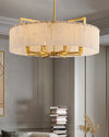 WOMO Goldene Kronleuchter Rund Esstisch-WM2390a thumbnail
