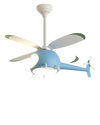WOMO Flugzeug Kinder Deckenventilator Lampe-WM5007 thumbnail