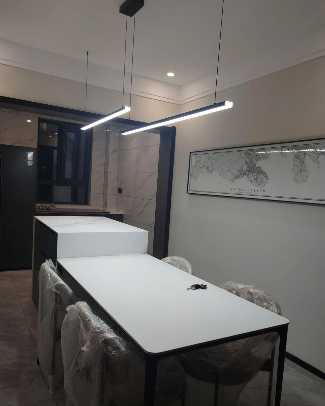 WOMO Extra Long Linear Pendant Light-WM2011