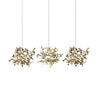 WOMO Cluster Pendelleuchte Silber Gold Esstisch Modern-WM2042 thumbnail