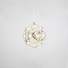 WOMO Designer LED Pendelleuchte SLV Chrom Kugel -WM2091 thumbnail