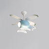 WOMO Flugzeug Kinder Deckenventilator Lampe-WM5007 thumbnail
