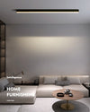 WOMO Lineare LED Deckenleuchte Flur Lang Schmal Metall-WM1003 thumbnail
