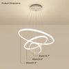 WOMO 3er Kronleuchter LED Ring-WM2006 thumbnail