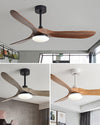 WOMO Propeller-Deckenventilatorlampe aus Holz-WM5008 thumbnail