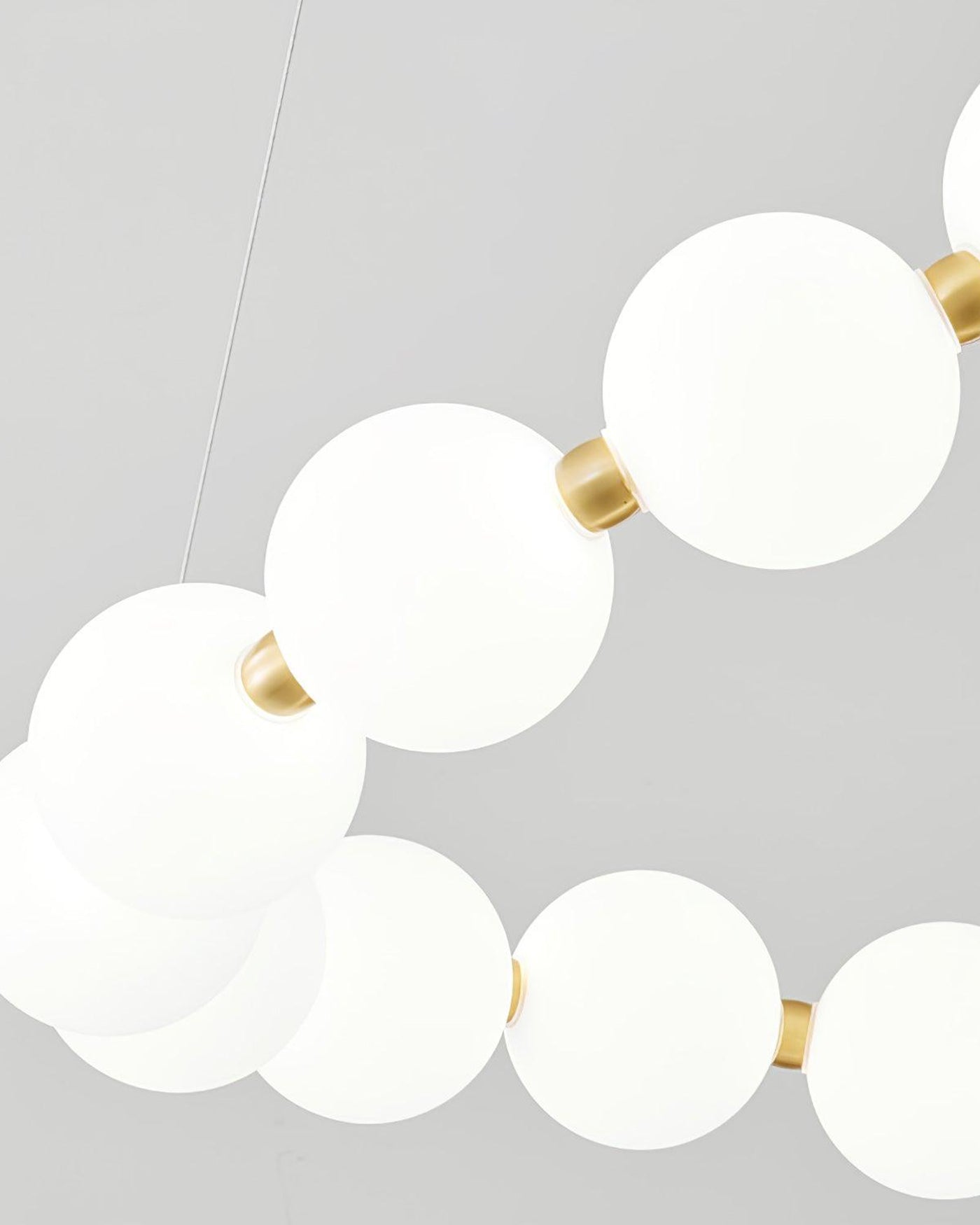 WOMO Pearl Brass Globe Chandelier-WM2102e