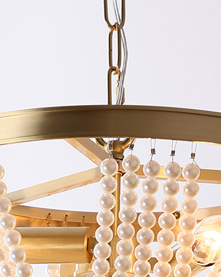 WOMO Pearl Beaded Chandelier-WM2407