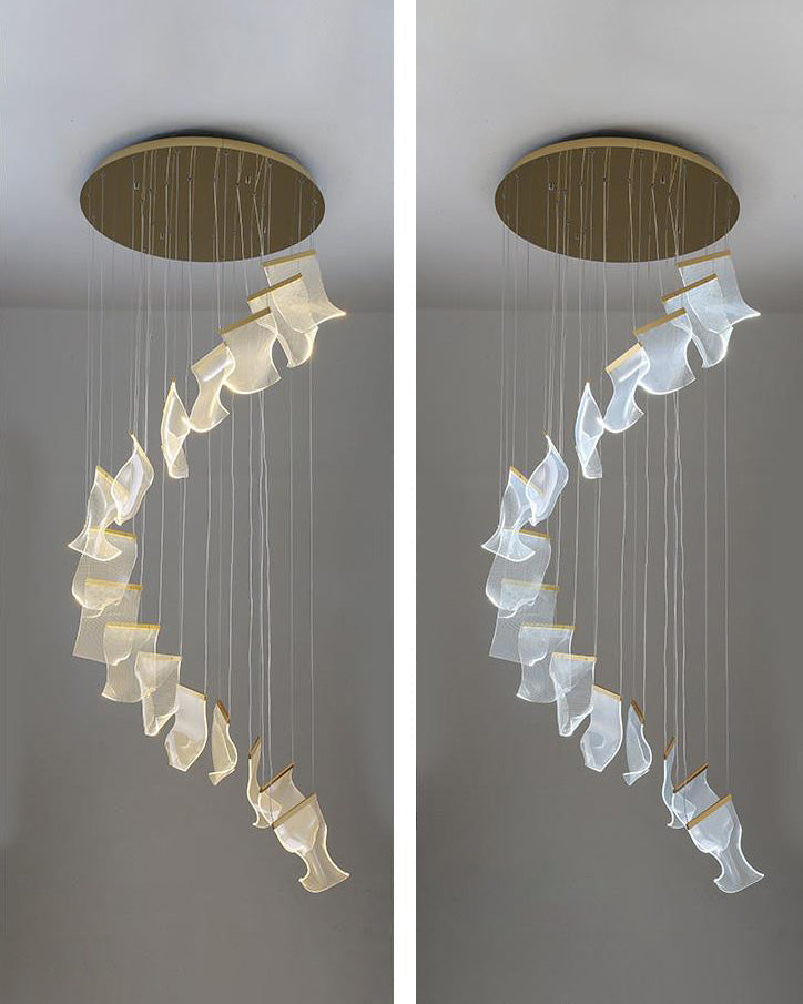 WOMO Breeze Dimmable Acrylic Chandelier-WM2158