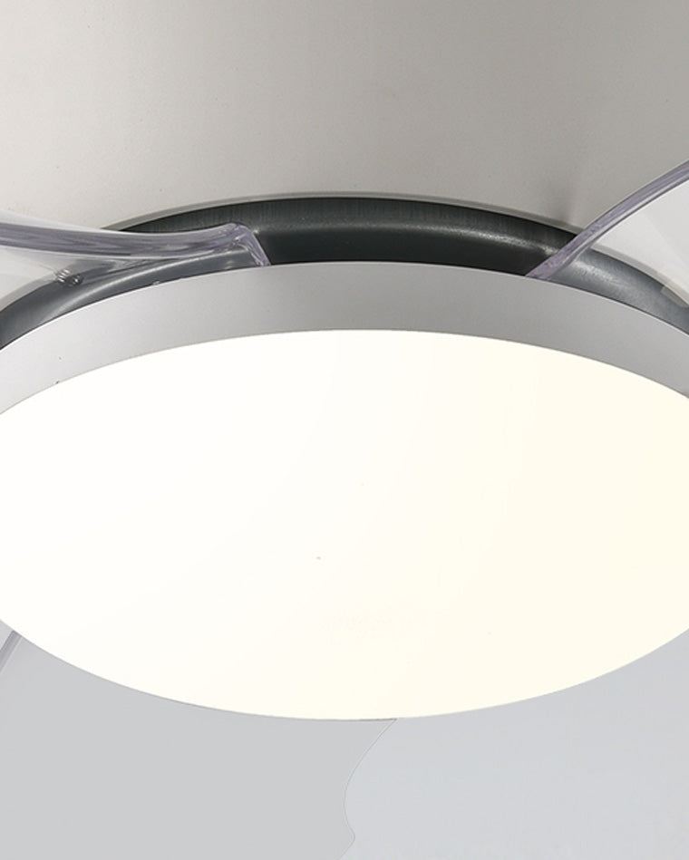WOMO Small Low Profile Ceiling Fan Lamp-WM5084
