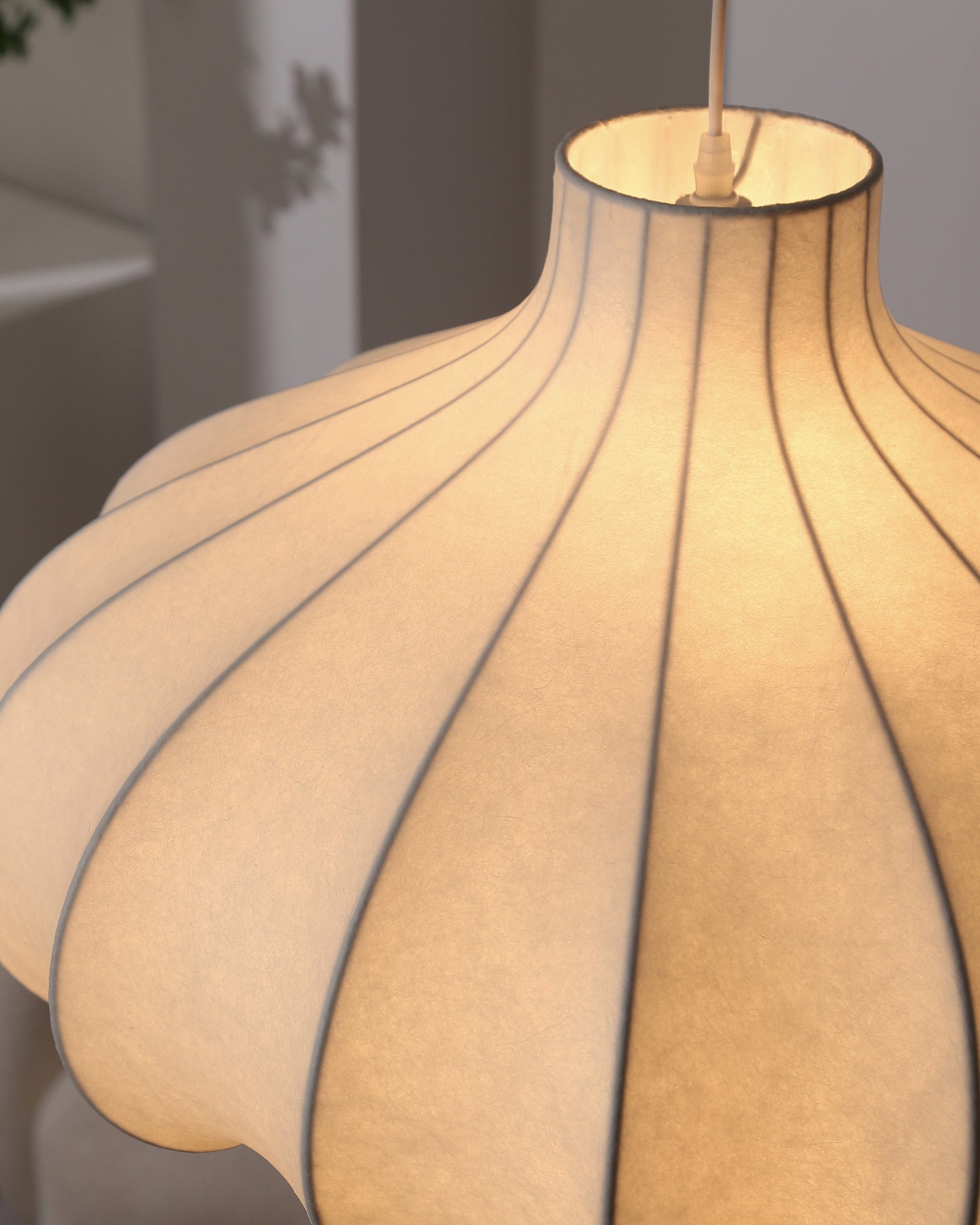 WOMO Pumpkin Silk Pendant Light-WM2568