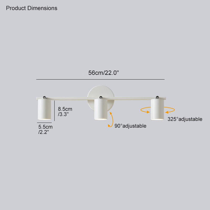 WOMO 3-Light Vanity Bathroom Sconce for Mirror-WM6039