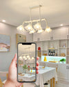WOMO Esszimmer Kronleuchter blumen-WM2283 thumbnail