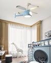 WOMO Flugzeug Kinder Deckenventilator Lampe-WM5007 thumbnail