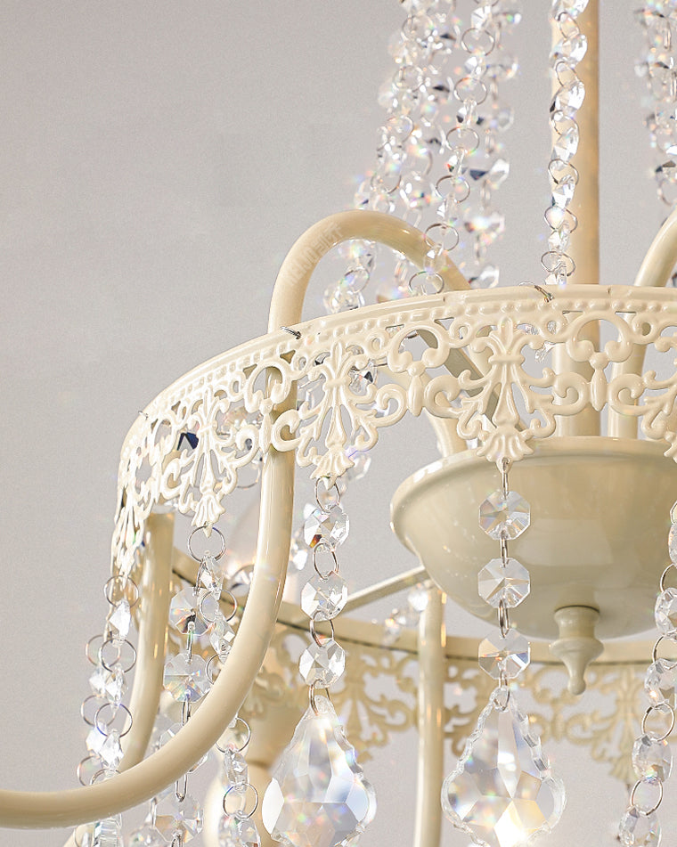 WOMO French Candelabra Crystal Chandelier-WM2398