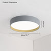 WOMO LED Deckenleuchte Flach Rund Skandinavisch-WM1017 thumbnail