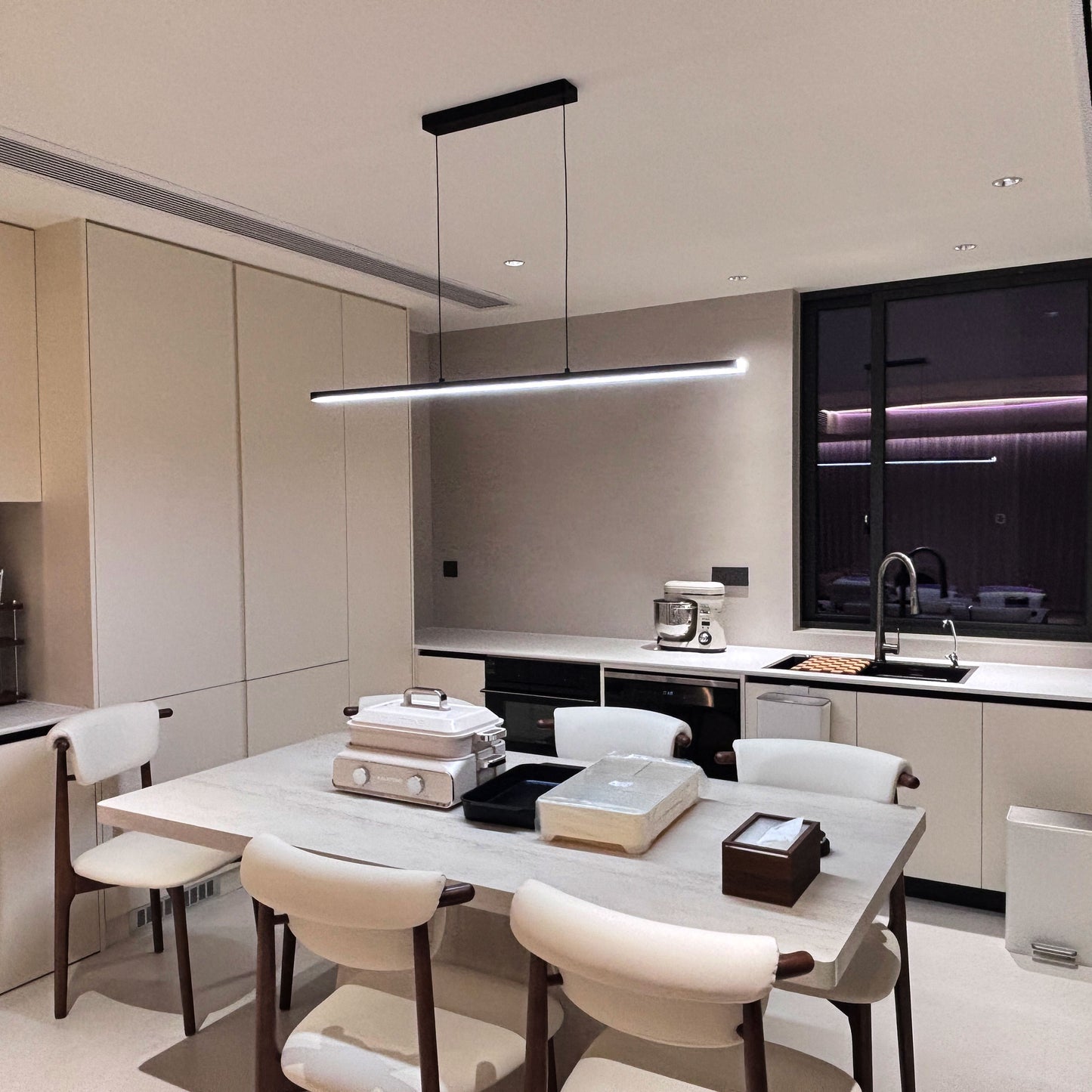 WOMO Extra Long Linear Pendant Light-WM2011