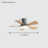 WOMO Scandi Low Profile Deckenventilatorlampe-WM5086 thumbnail