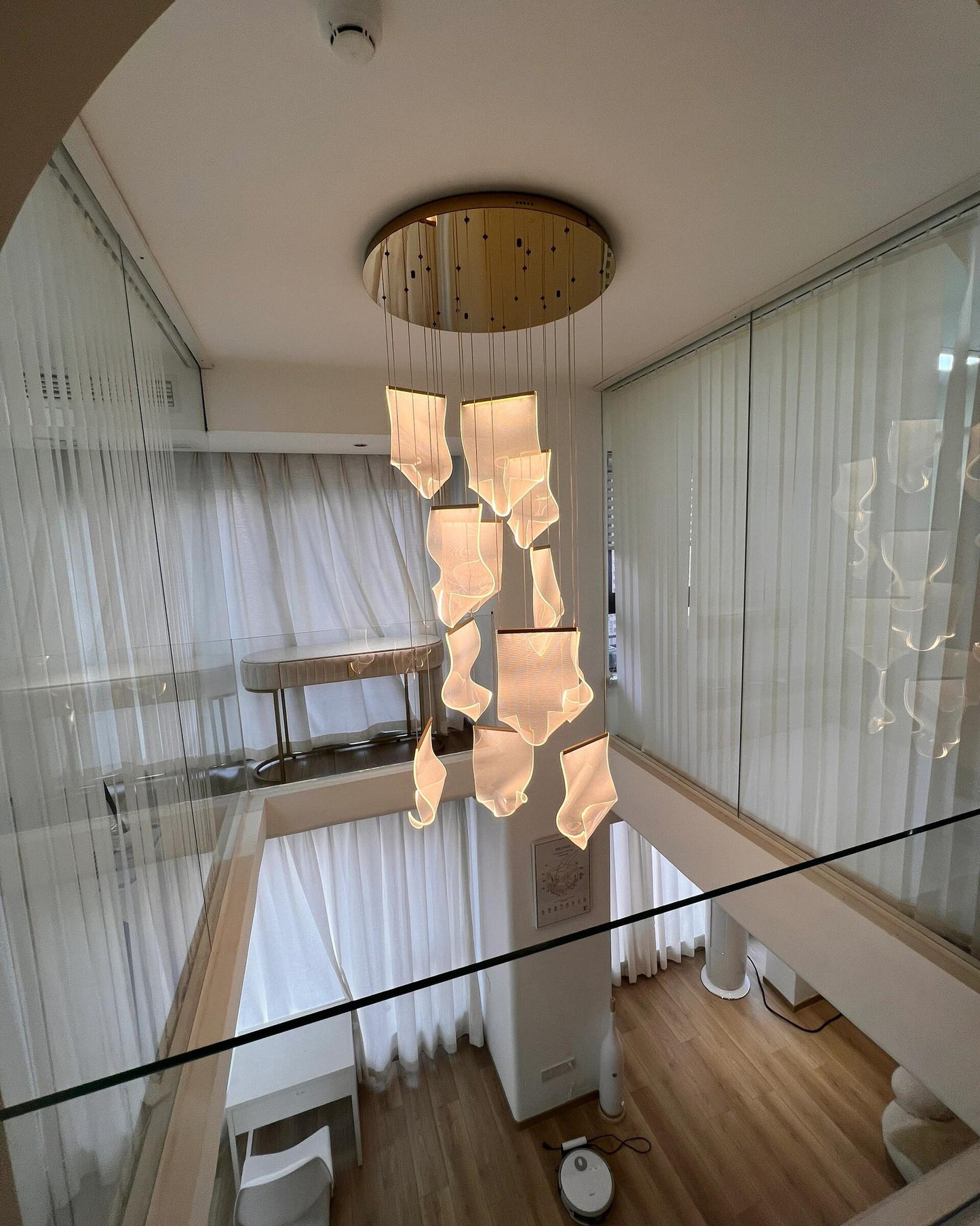 WOMO Breeze Dimmable Acrylic Chandelier-WM2158