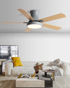 WOMO Flache Deckenventilatorlampe aus Holz-WM5014 thumbnail