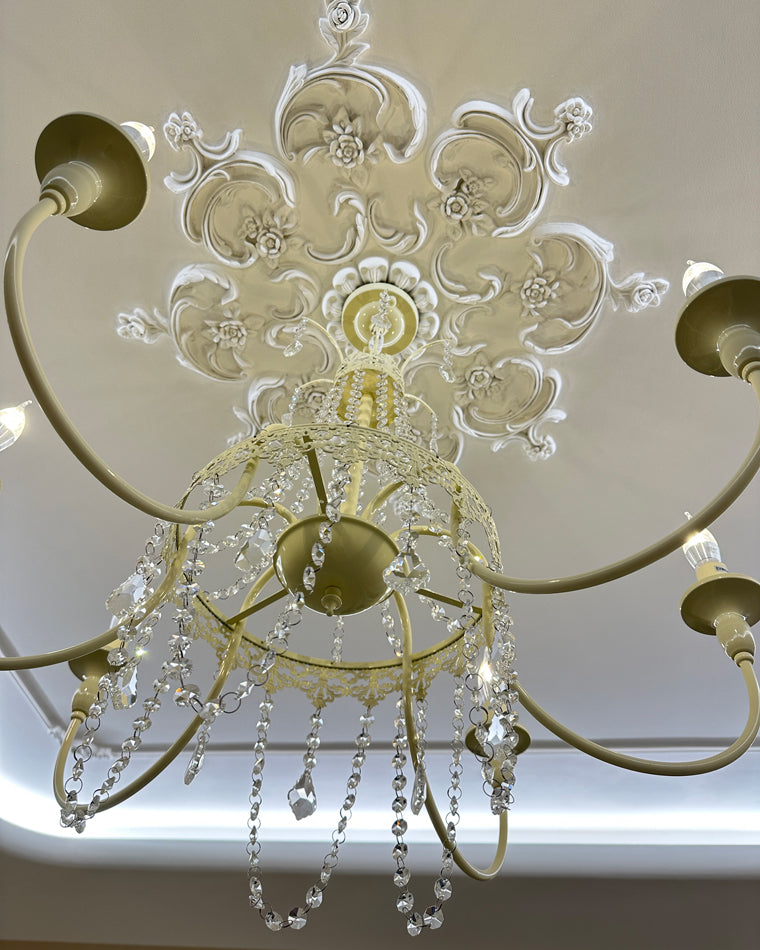 WOMO French Candelabra Crystal Chandelier-WM2398