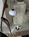 WOMO Flying Saucer Dreibein-Stehlampe aus Holz-WM7136 thumbnail