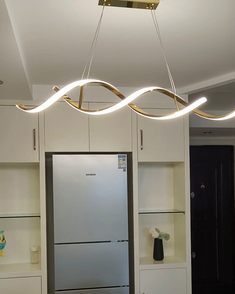 WOMO Spiral Led Horizontal Chandelier-WM2764