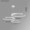 WOMO Schwarz/Gold Ring Led Kronleuchter-WM2009 thumbnail