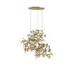 WOMO Cluster Pendelleuchte Silber Gold Esstisch Modern-WM2042 thumbnail