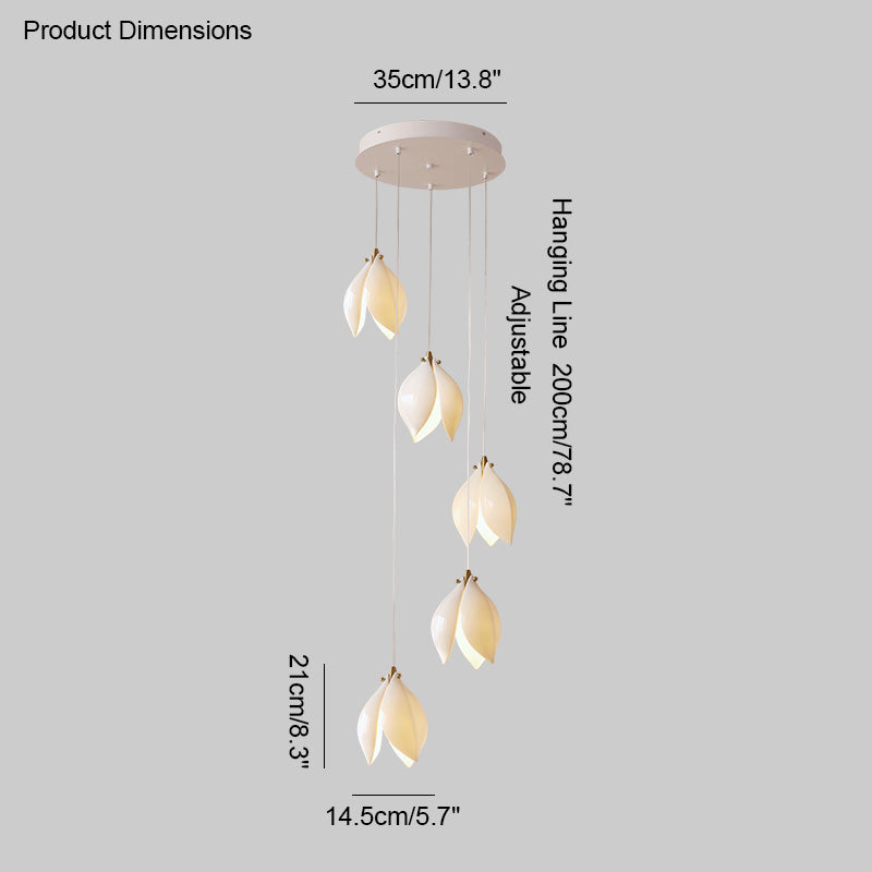 WOMO Magnolia Petal Chandelier-WM2106a