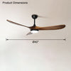 WOMO Große Propeller-Deckenventilatorlampe-WM5041 thumbnail