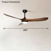 WOMO Große Propeller-Deckenventilatorlampe-WM5041 thumbnail