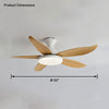 WOMO Flache, moderne Deckenventilatorlampe-WM5062 thumbnail
