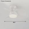 WOMO Kleine Deckenventilatorlampe zur bündigen Montage-WM5114 thumbnail